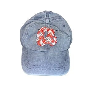 Floral Monogram "A" Ballcap​
